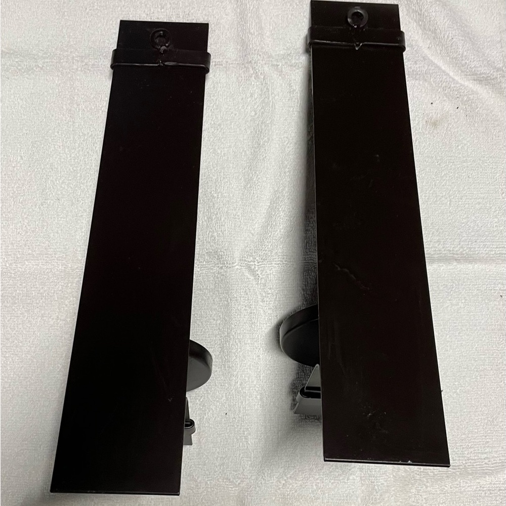 Black Metal Wall Sconces -Unbranded - Picture 7 of 8